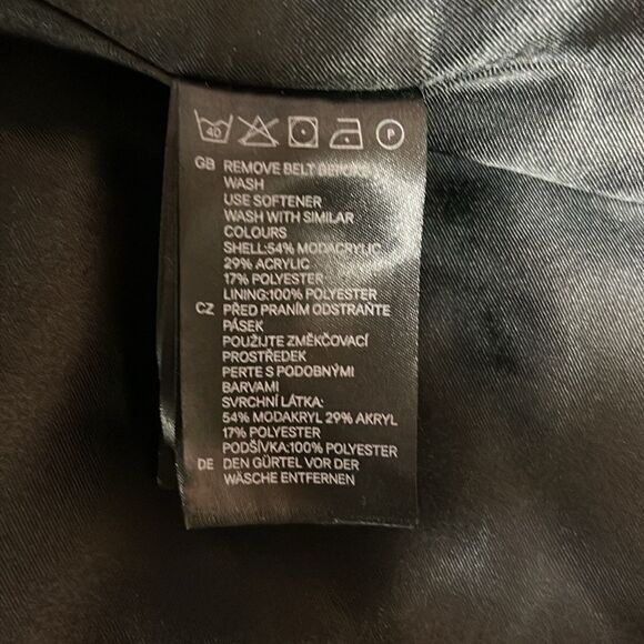 H&M Womens Brown Faux Fur Vest Size 2 Lined. - Picture 5 of 7